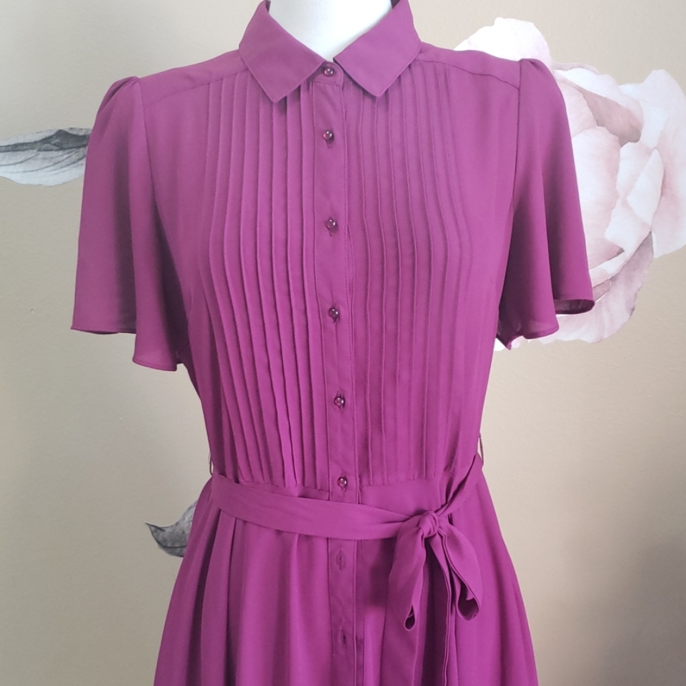 Nanette Lepore Dress With Wrap Around Belt - Picture 2 of 8